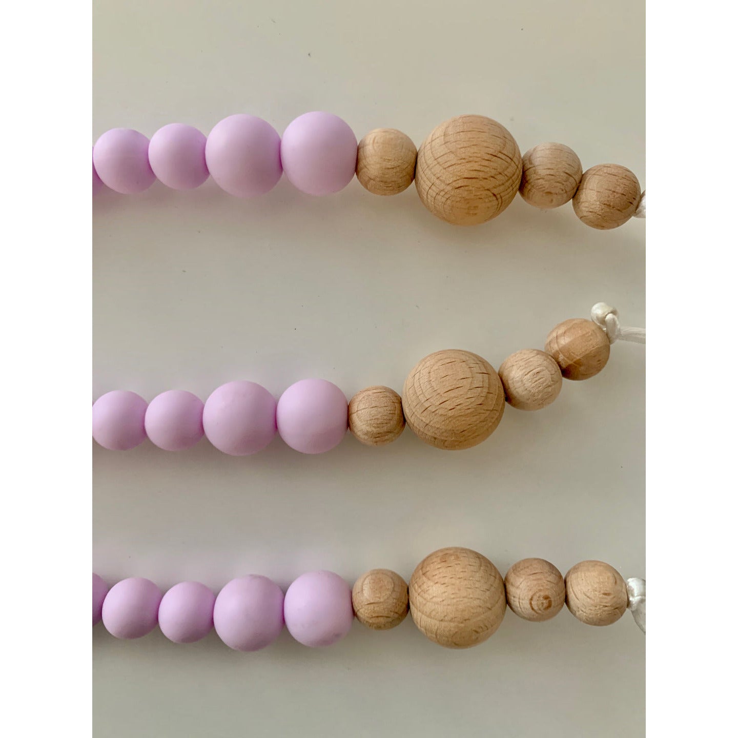 carolyn pacifier clip in lilac