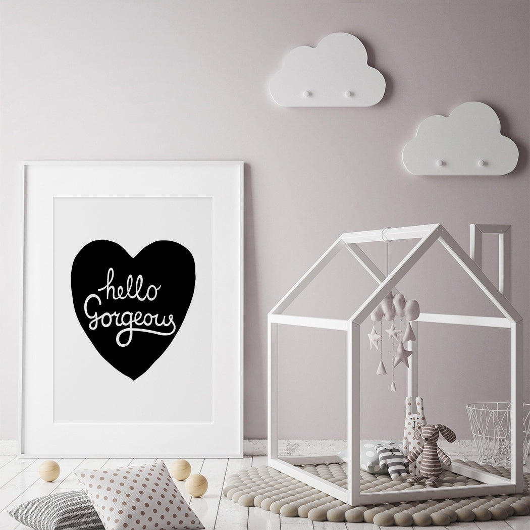 hello gorgeous wall print