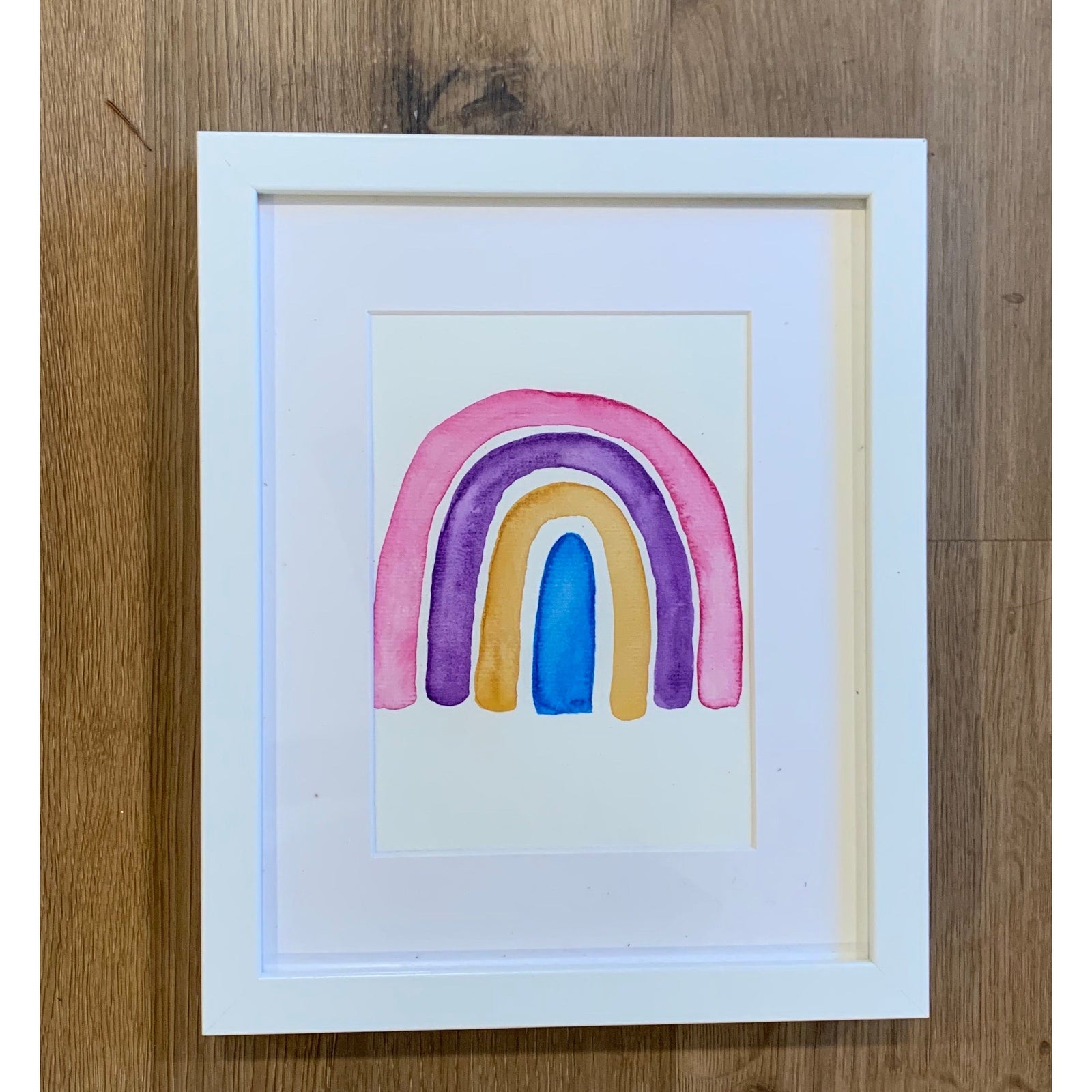 @aisfourart x elfin los angeles over the rainbow original watercolor