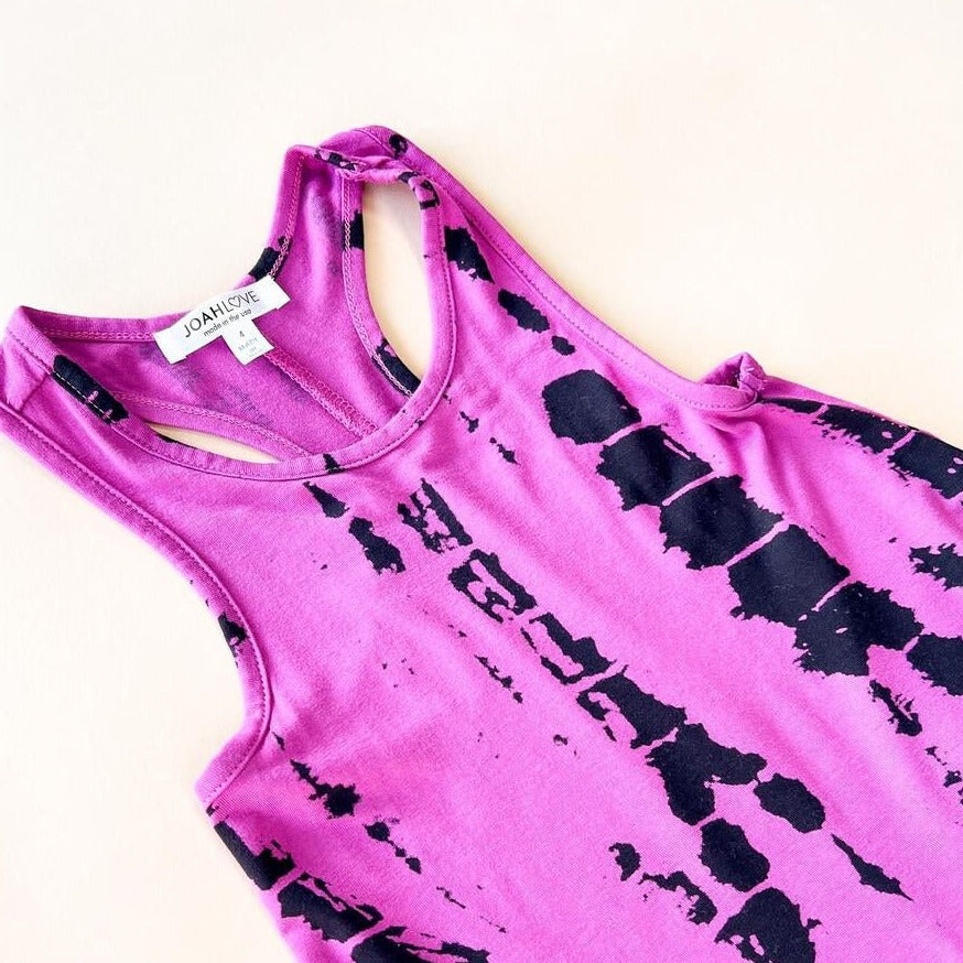 scout x-ray dress in magenta