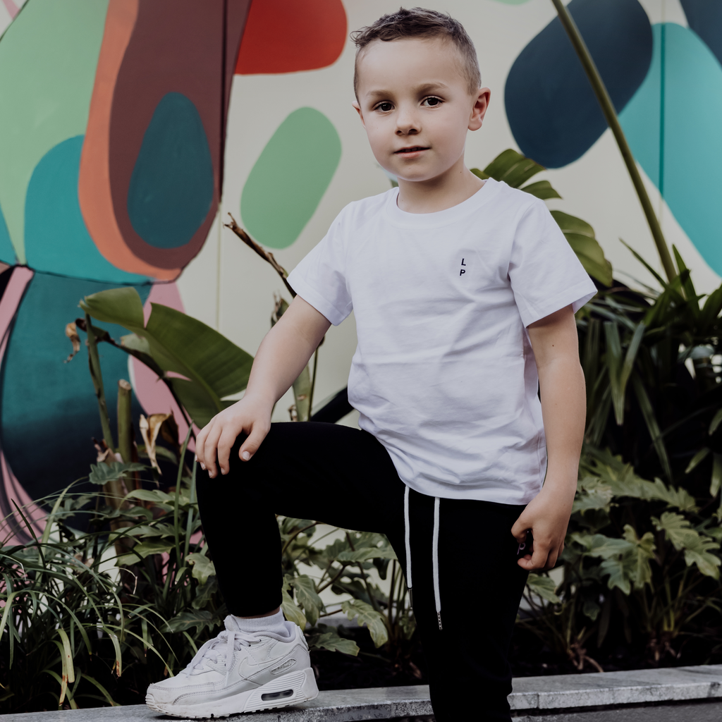 the basic track pant in black