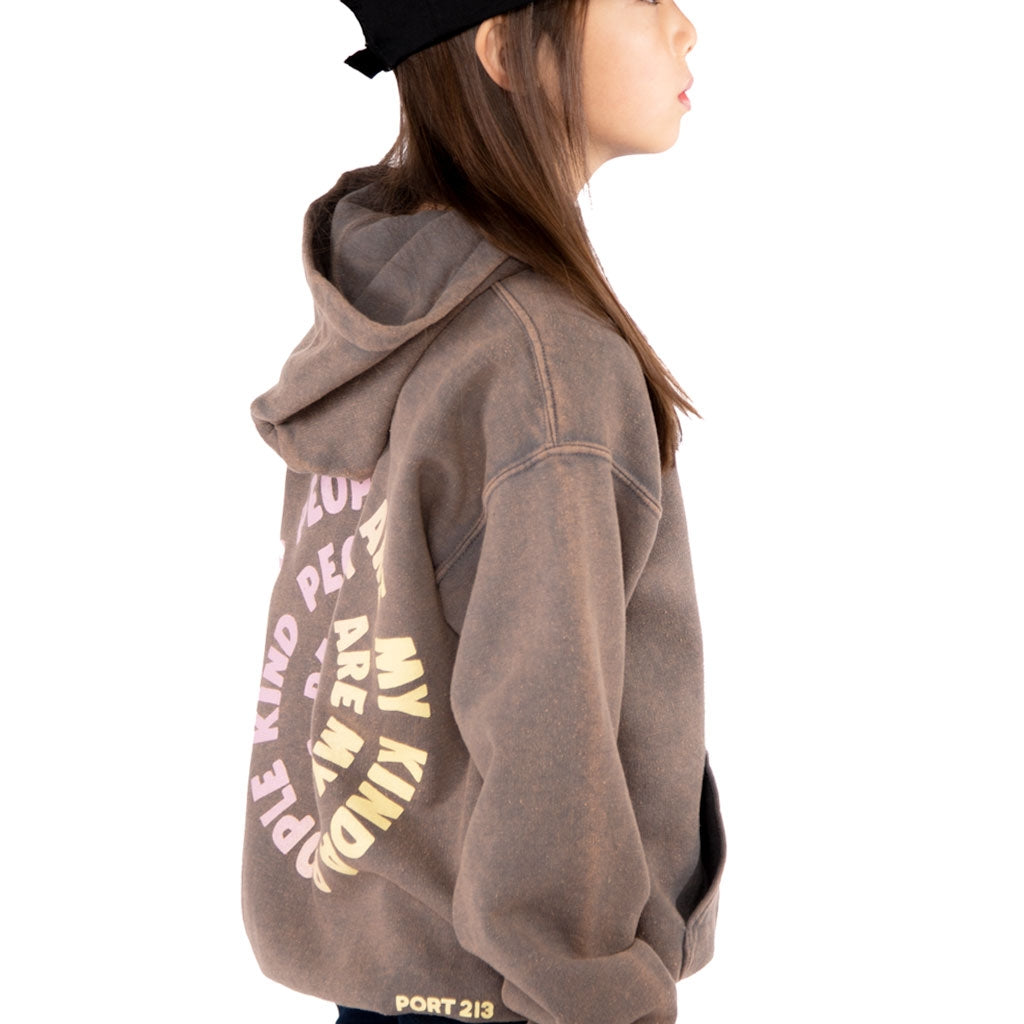 vintage charcoal grey kinda people hoodie