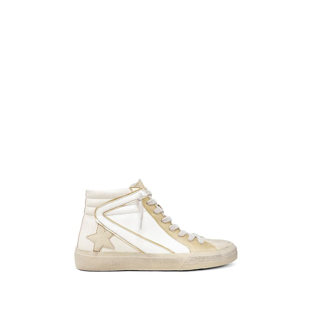 roxanne kids high-top sneaker | bone lizard