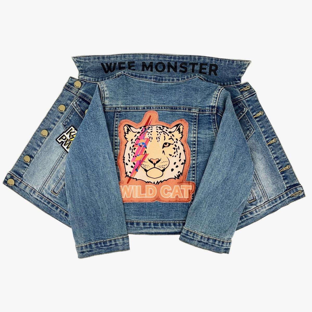 wild cat denim jacket