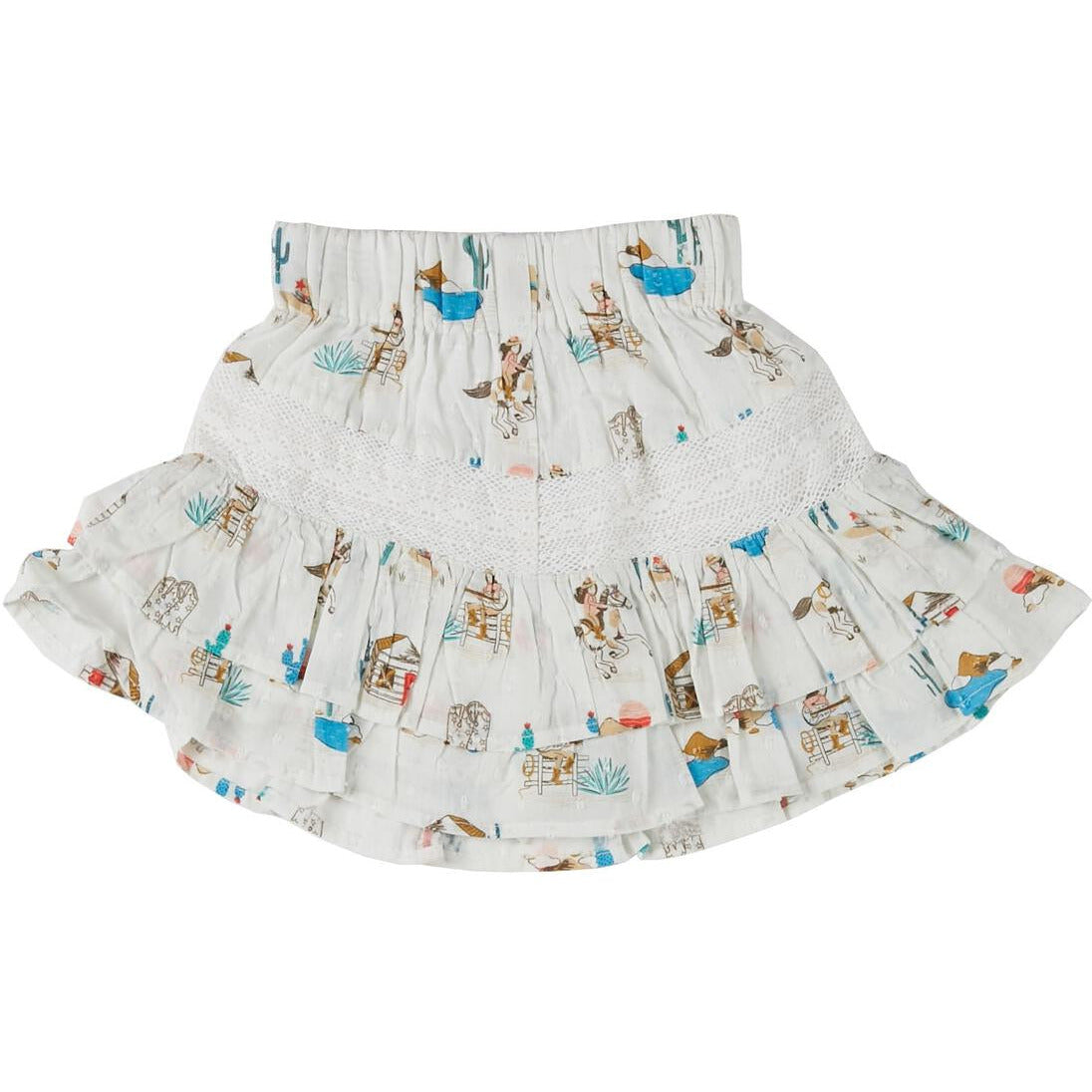 cowgirl ruffle short