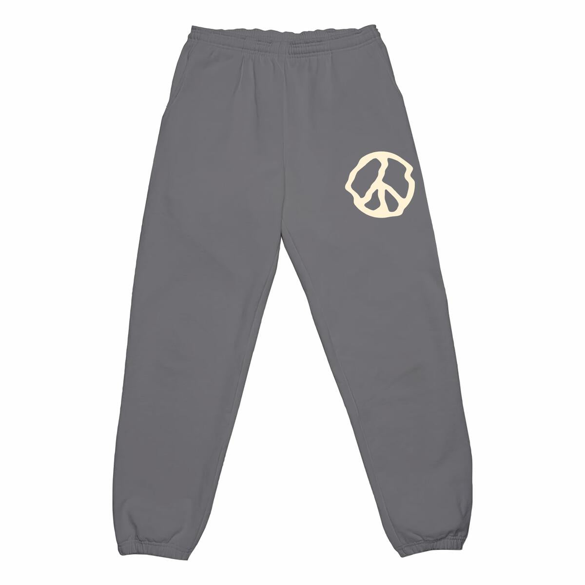 good vibes only sweatpants | faded black
