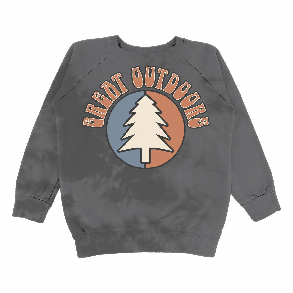 great outdoors crewneck sweater | charcoal