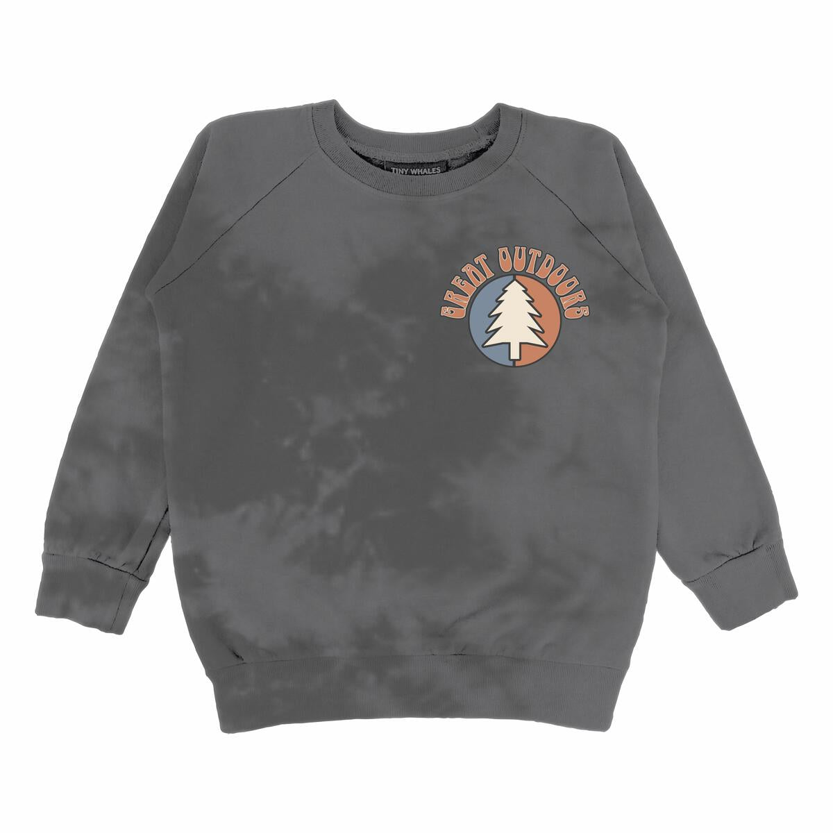 great outdoors crewneck sweater | charcoal