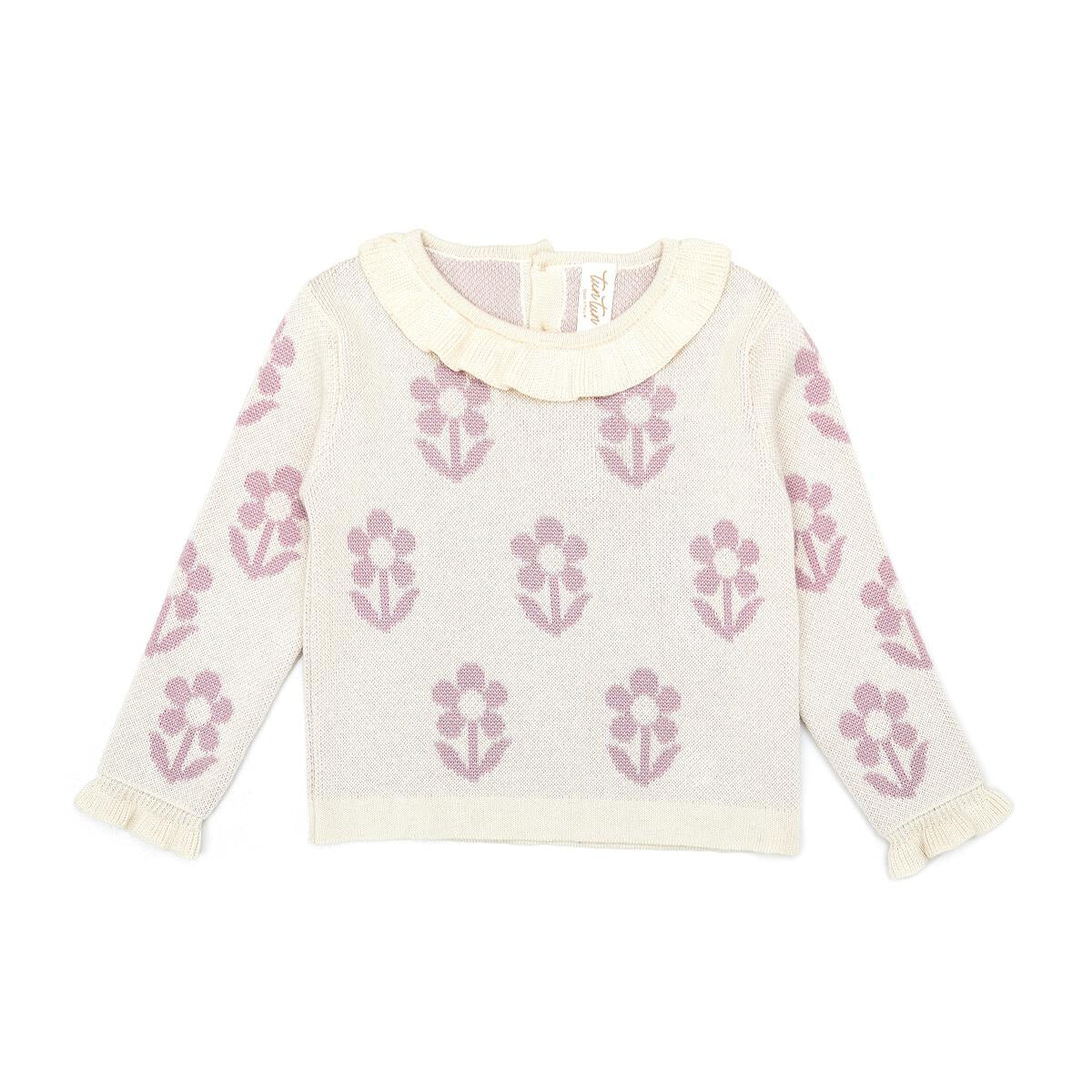 flower sweater | natural