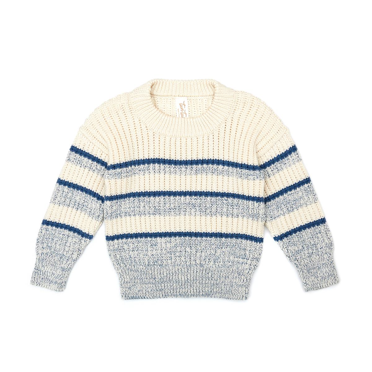 henry sweater | natural &amp; blue