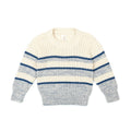 henry sweater | natural & blue