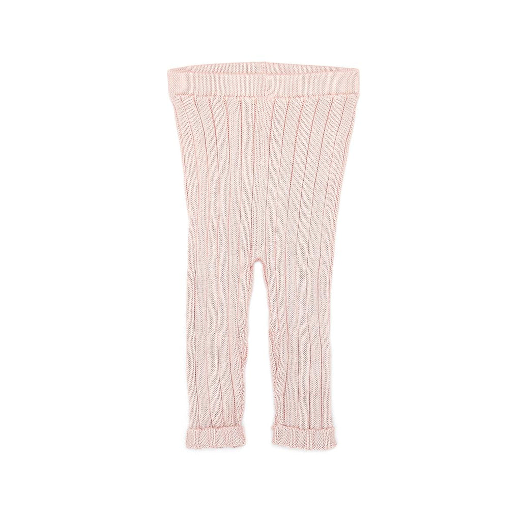 knit legging | pink
