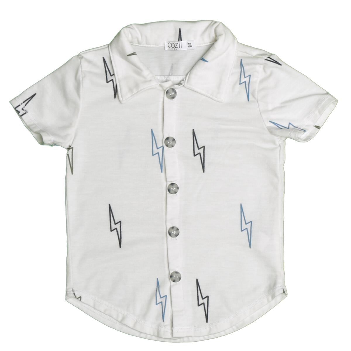 short sleeve button up shirt | bolts