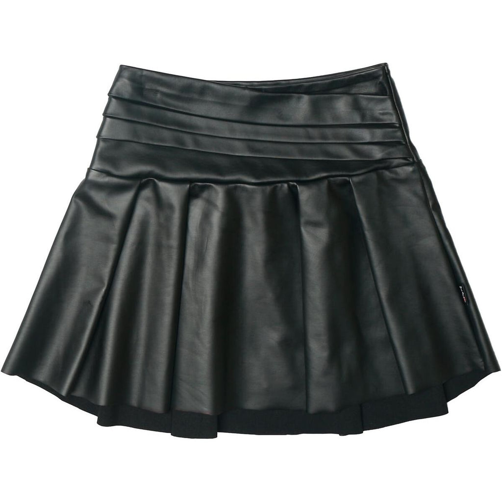 pleather skirt | black