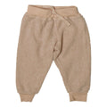 back pocket contrast sweat pant| beige