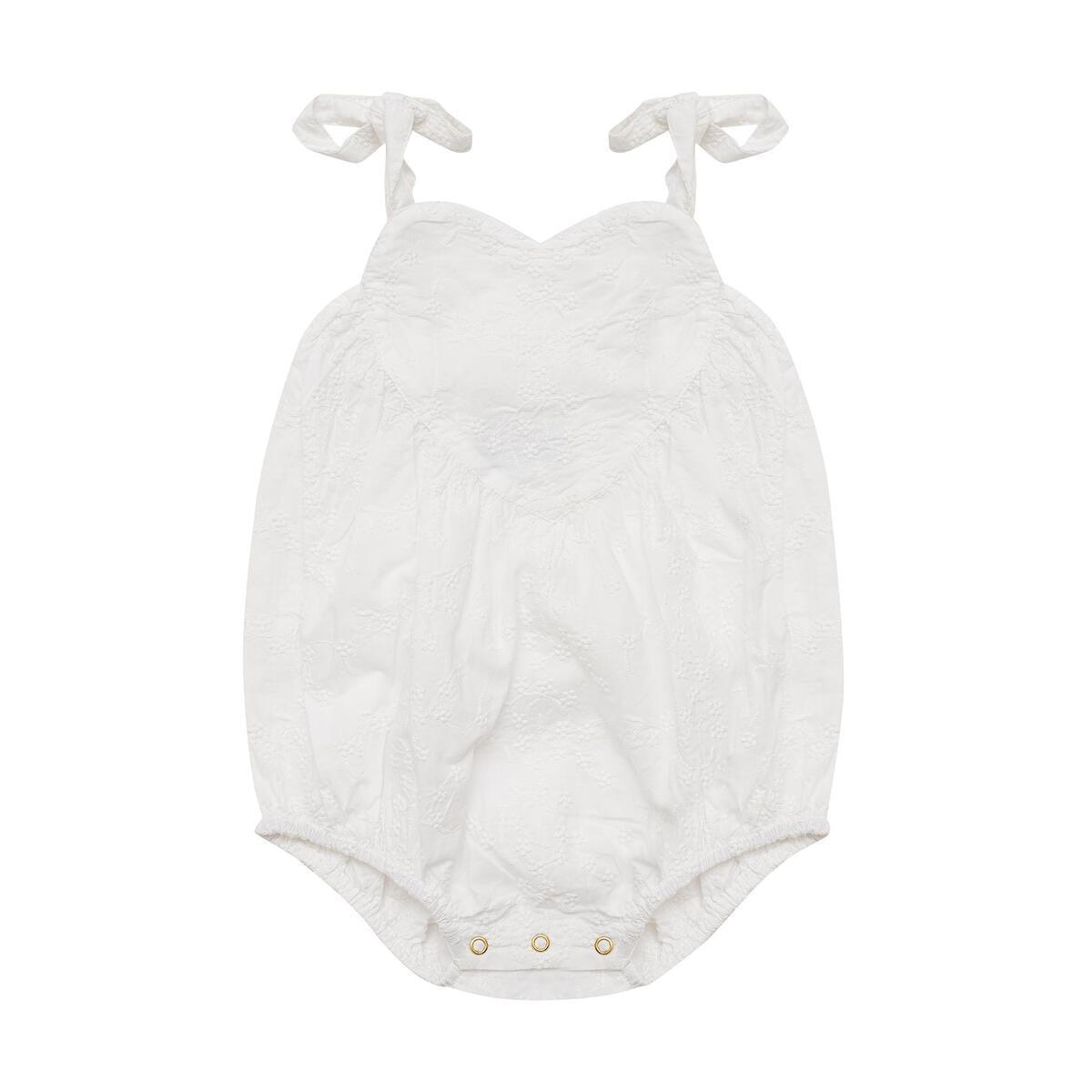 baby's breath romper coconut blossom