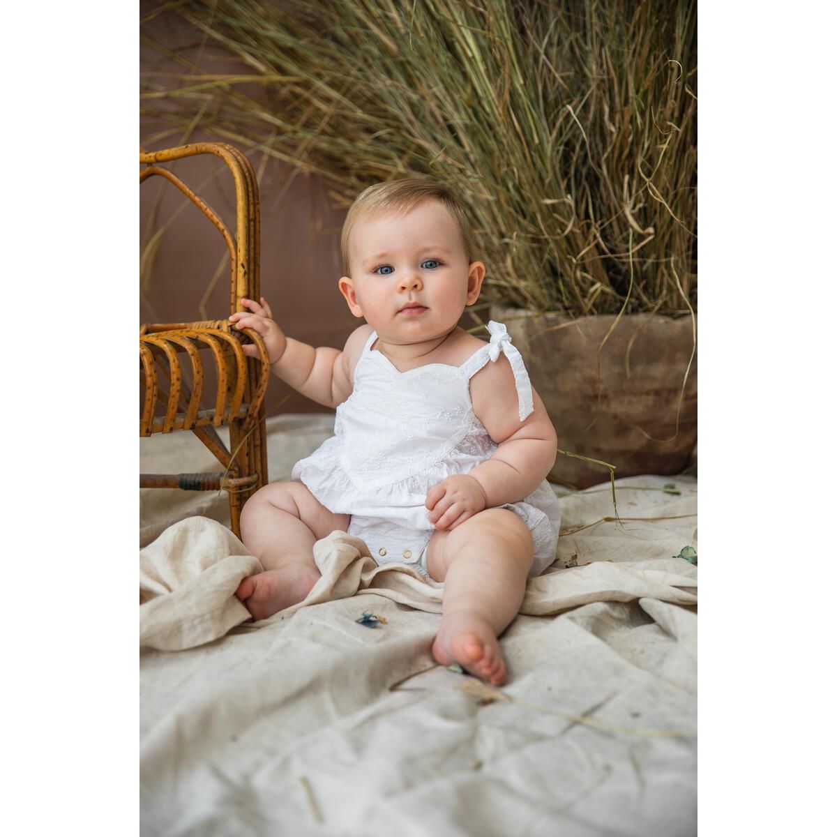 baby's breath romper coconut blossom