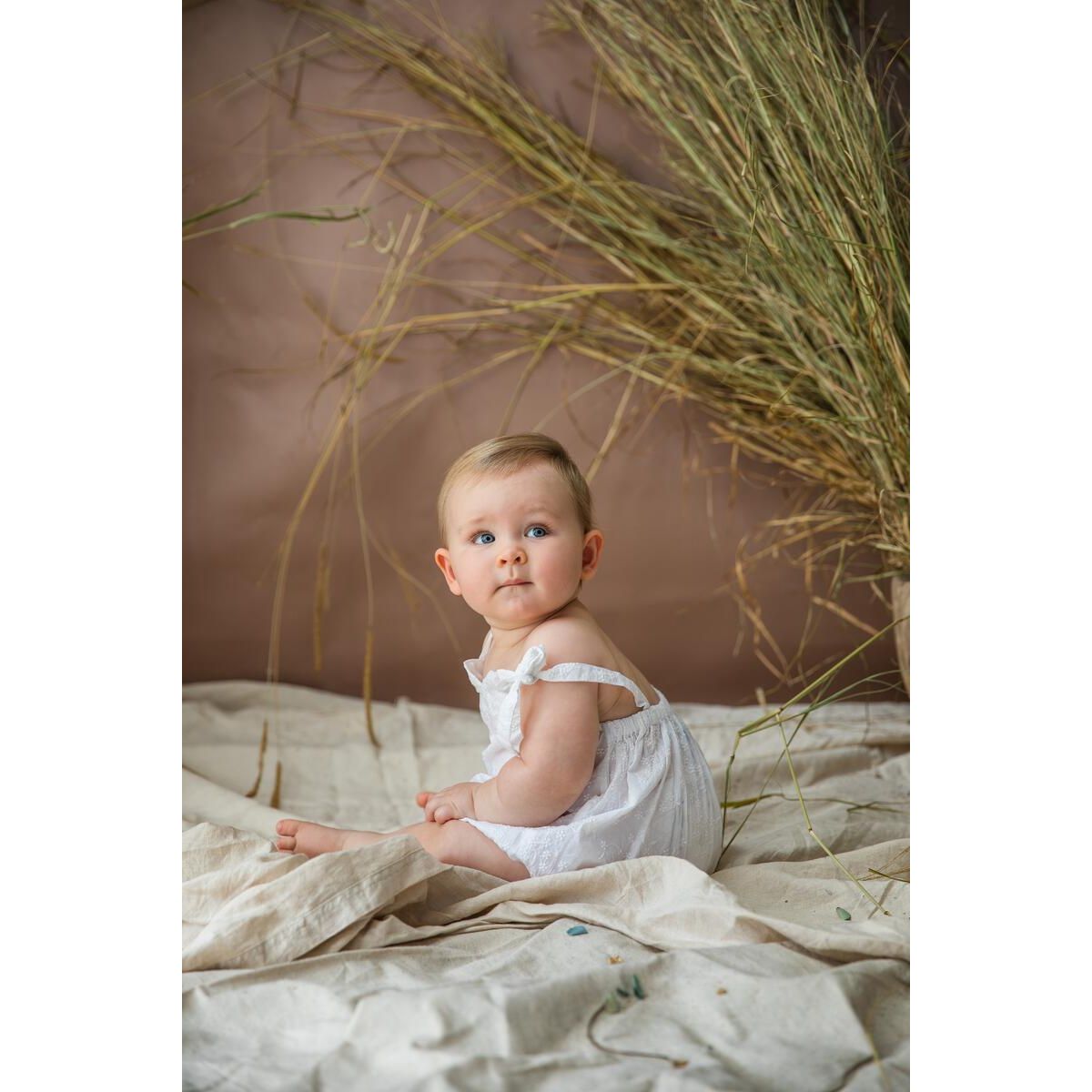 baby's breath romper coconut blossom