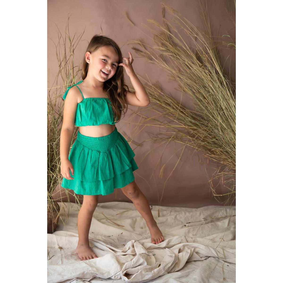 sail away skirt | kelp