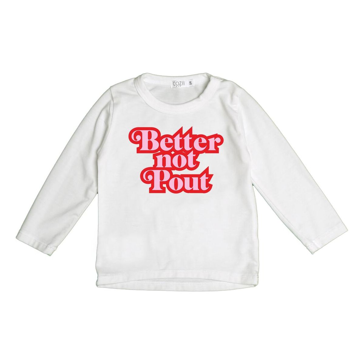 long sleeve crew | white better not pout