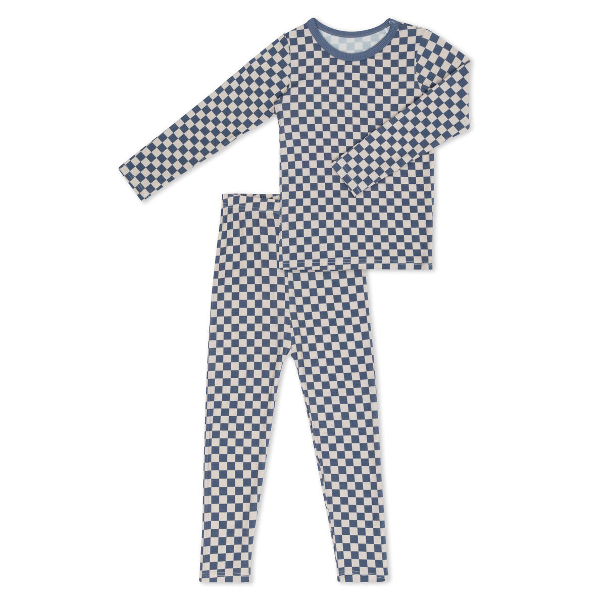 blue checkers pajama