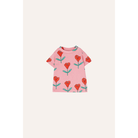 tulips allover baby rib t-shirt