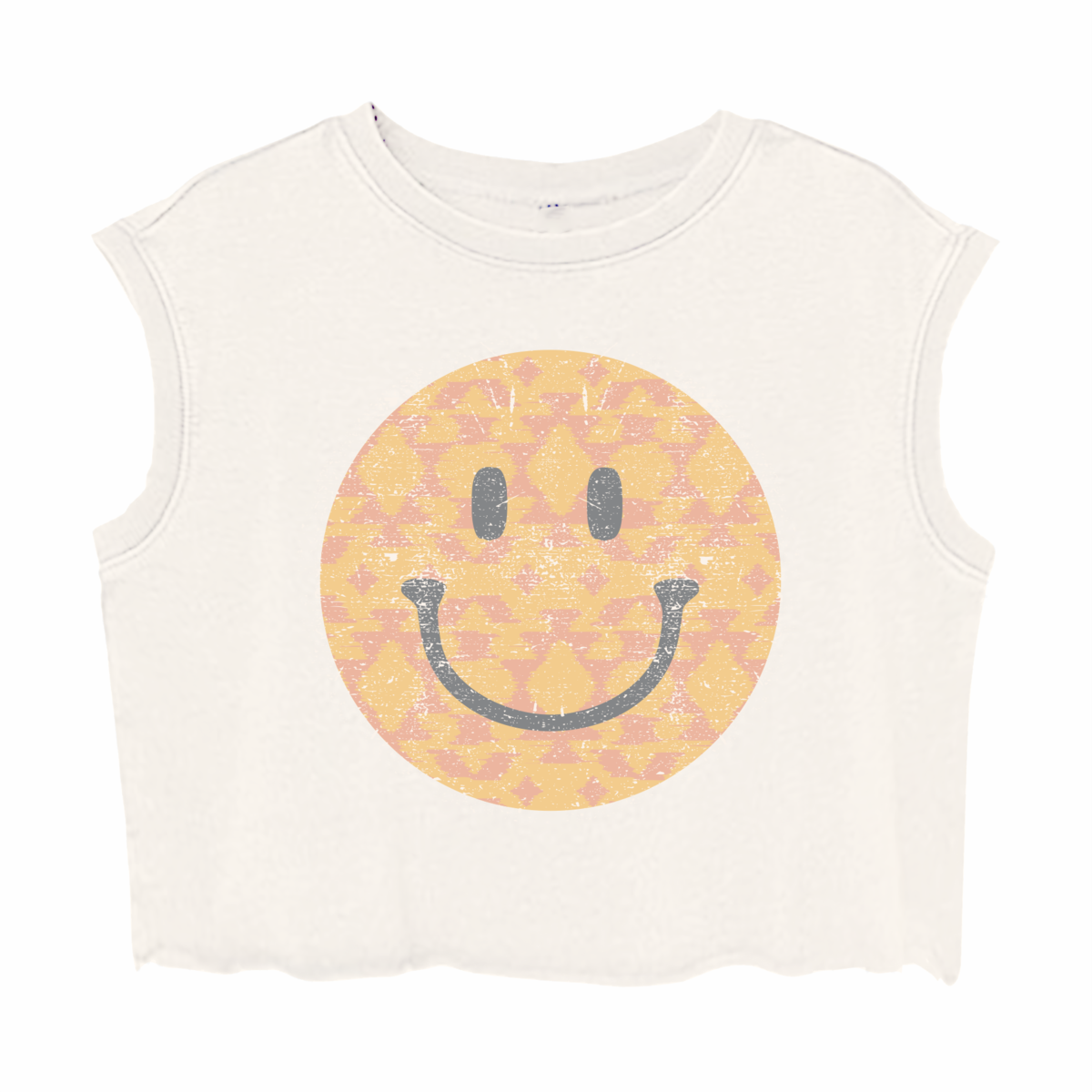 happy camper boxy muscle tee | natural