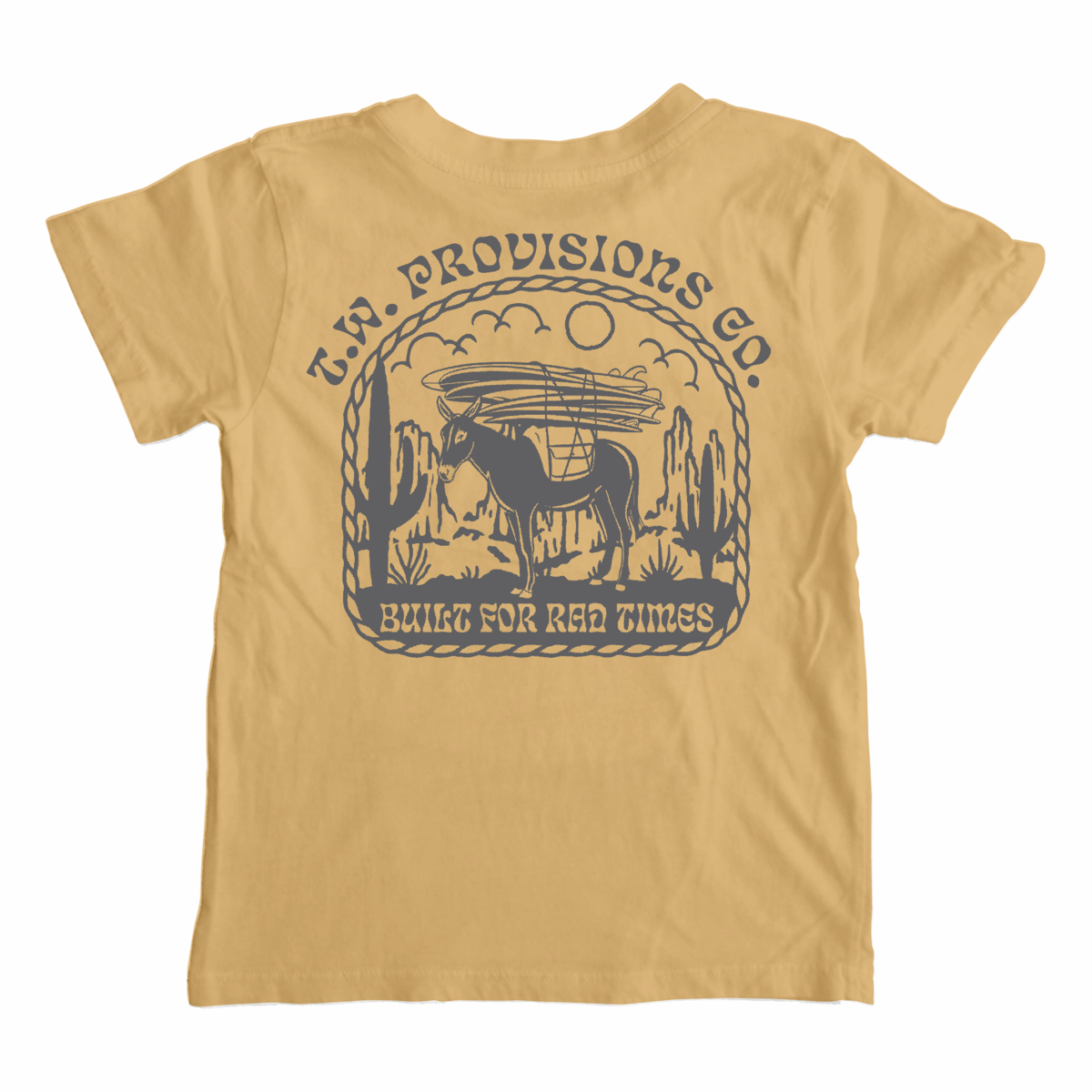 provisions tee shirt | vintage gold