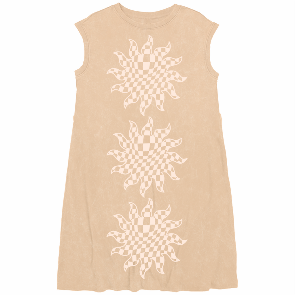 kicked it in the sun muscle tank dress | mineral toast