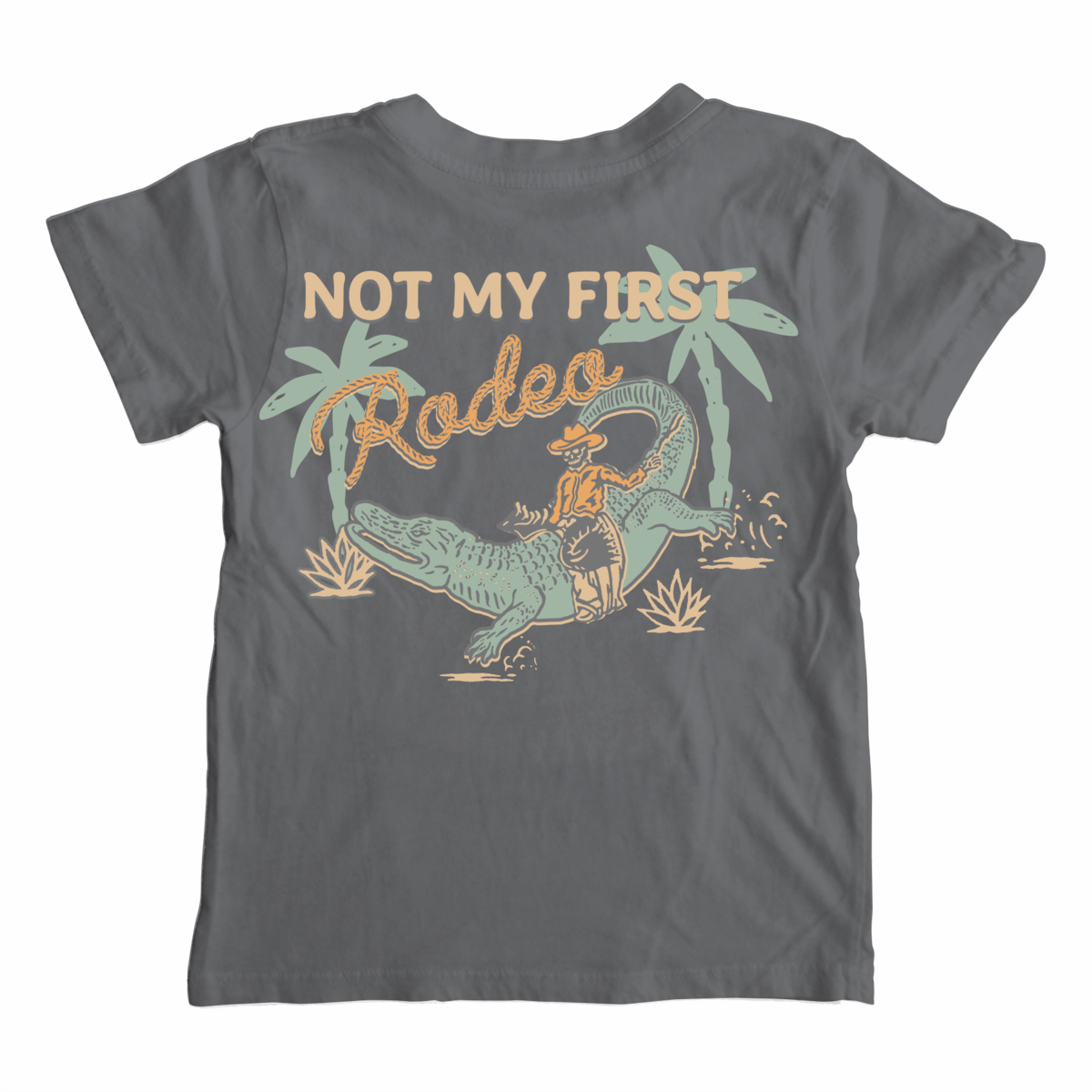 not my first rodeo tee | vintage black