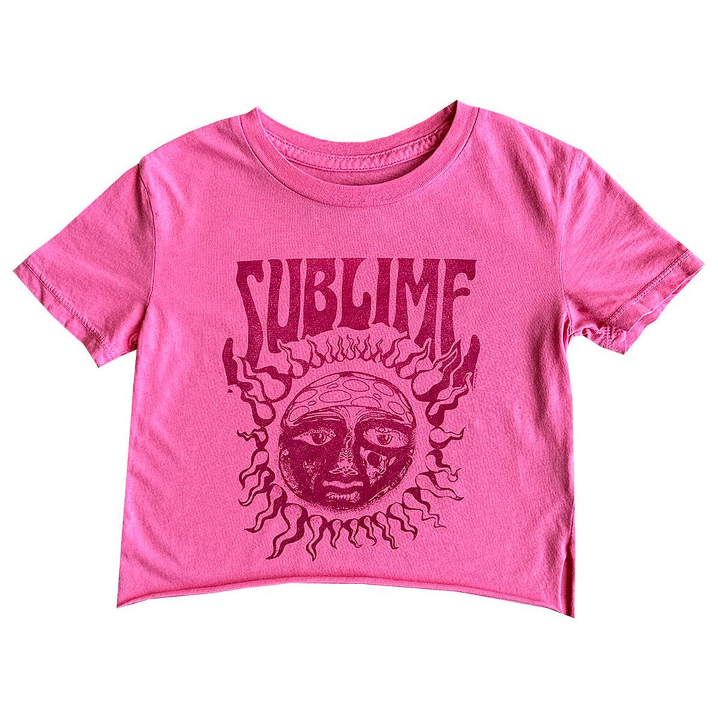 sublime crop tee  | pink