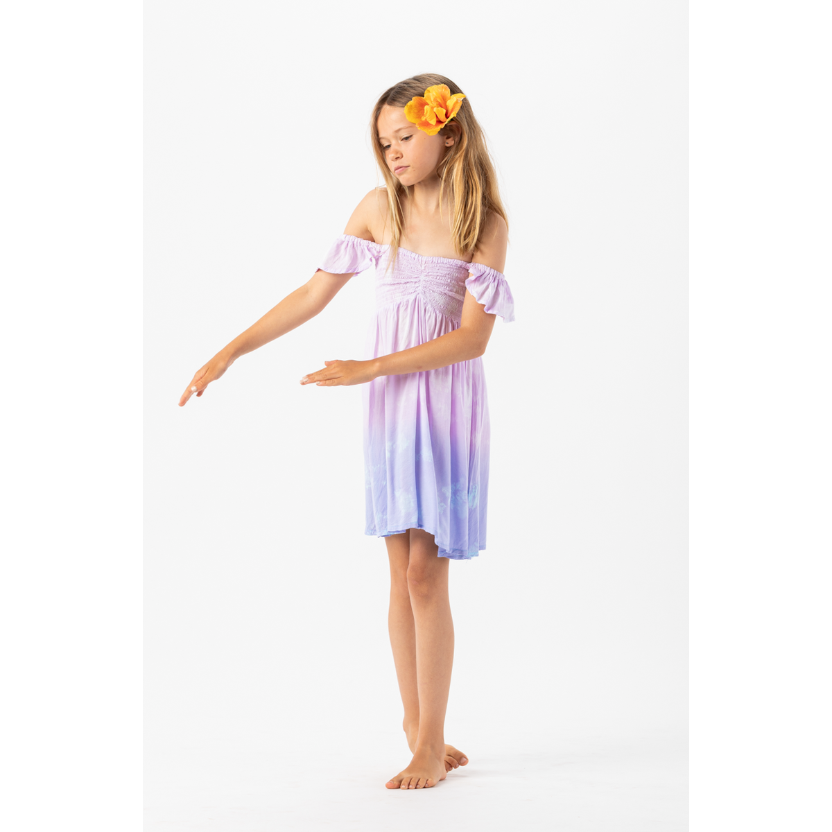 kids hollie dress | orchid gradasi