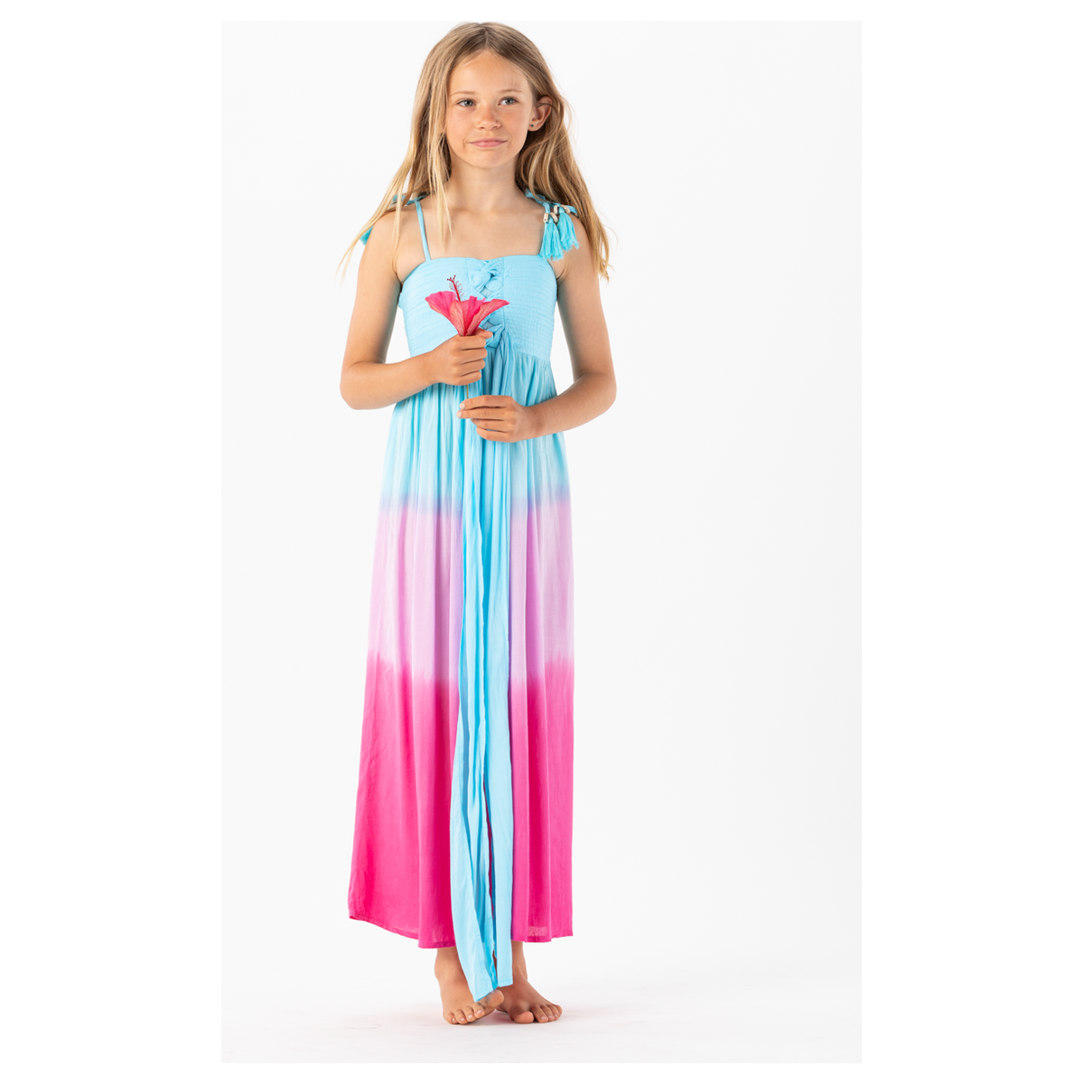 kids jasmine dress | turquoise violet