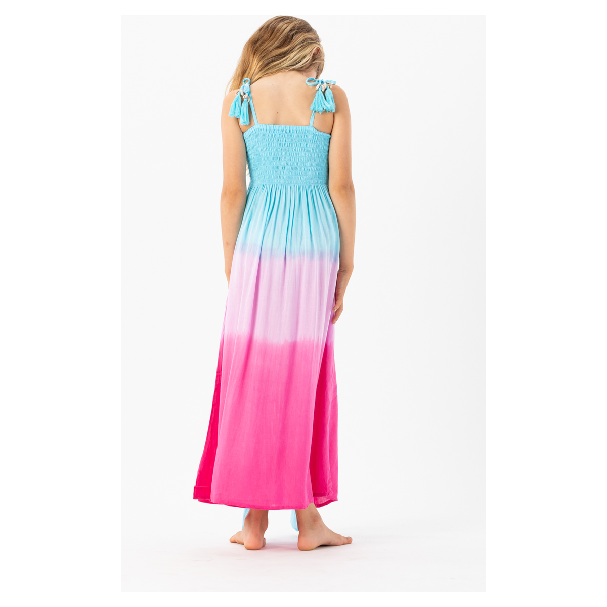 kids jasmine dress | turquoise violet