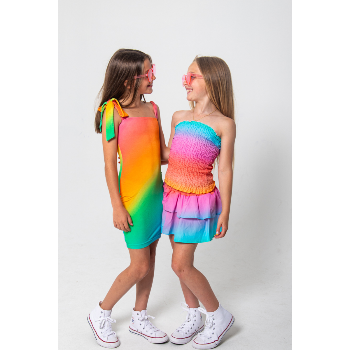 jules mini skirt | ombre pastel