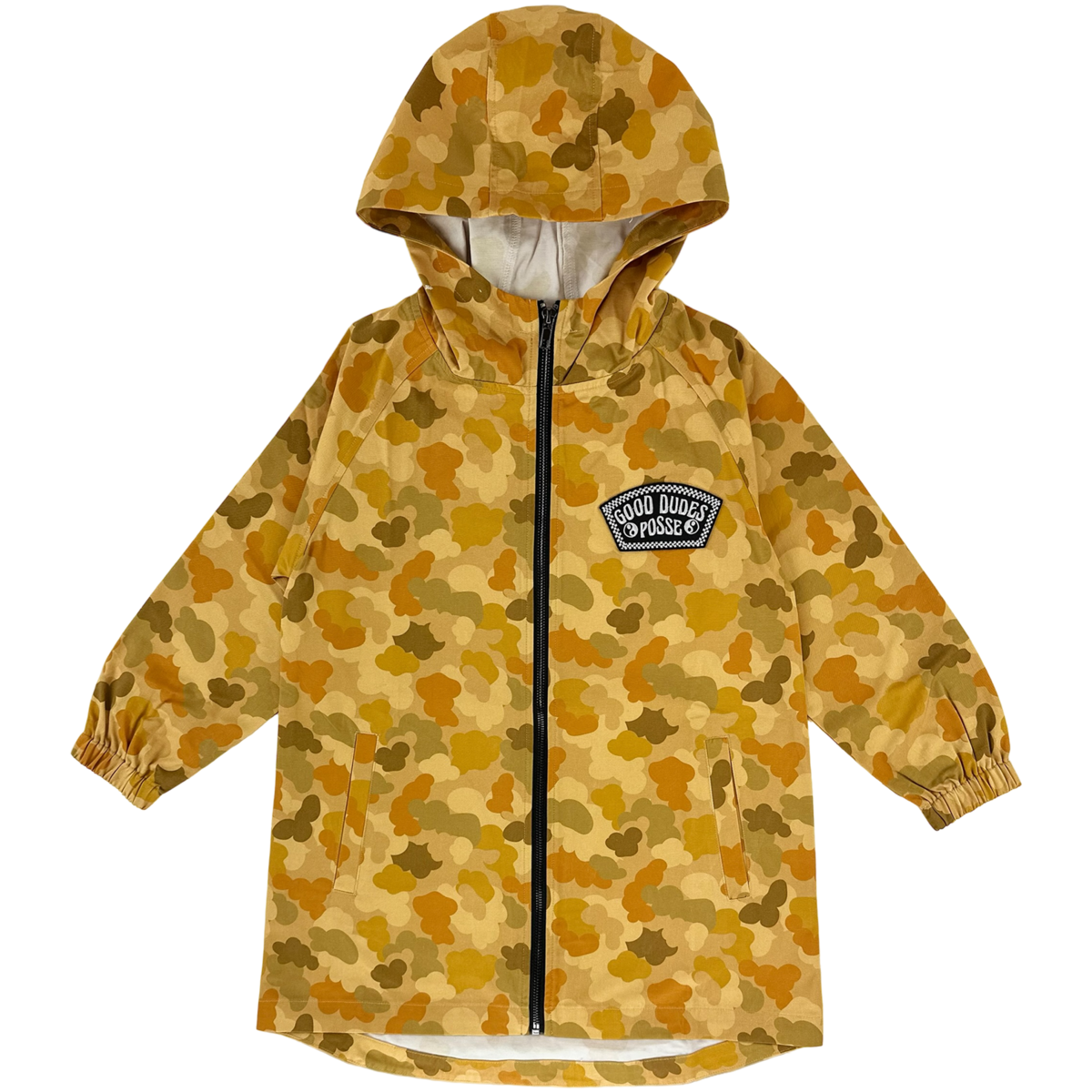 good dude's posse trench jacket | desert camo