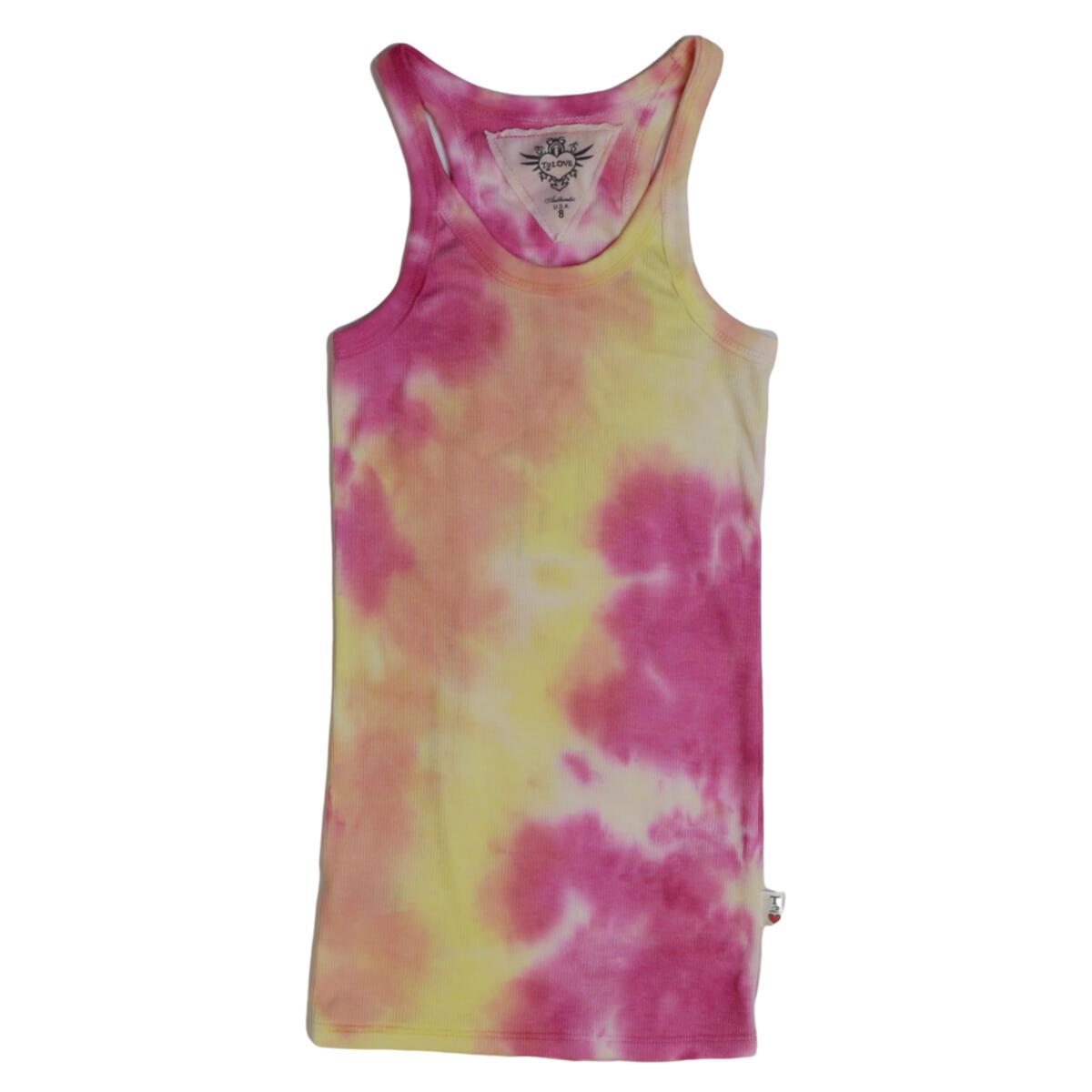 heather tank | tie dye