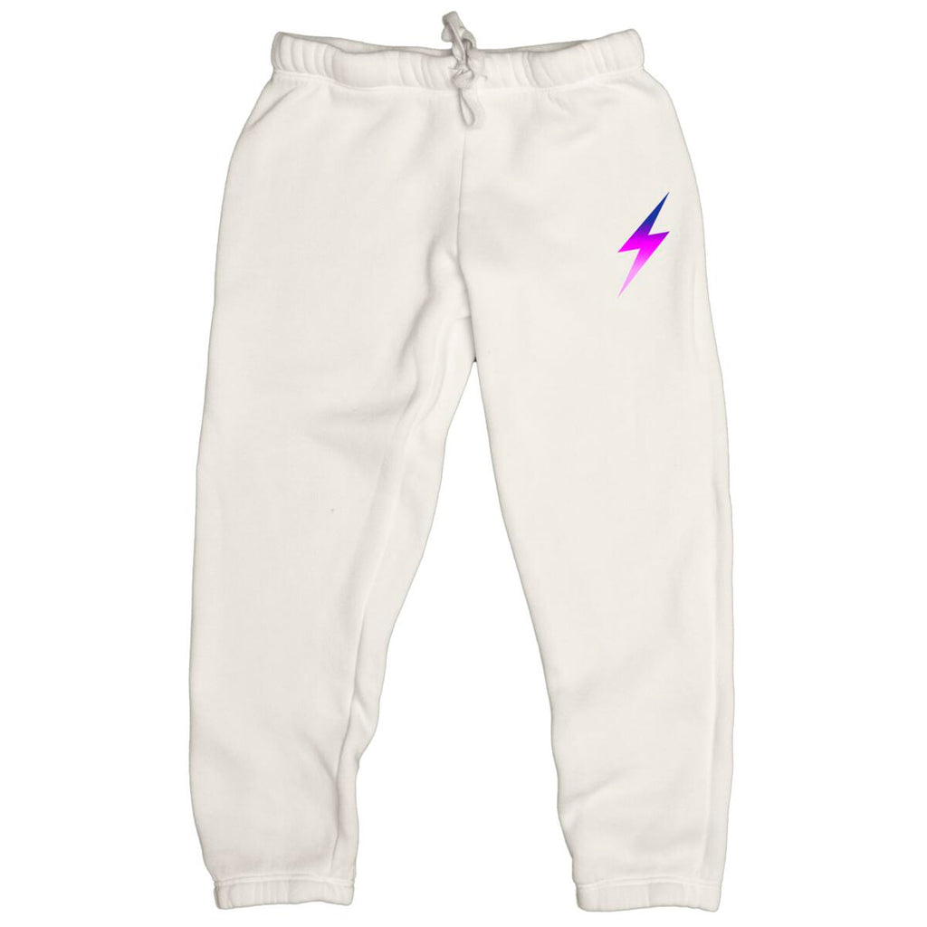 athletic waist cuff bolt pant | ivory