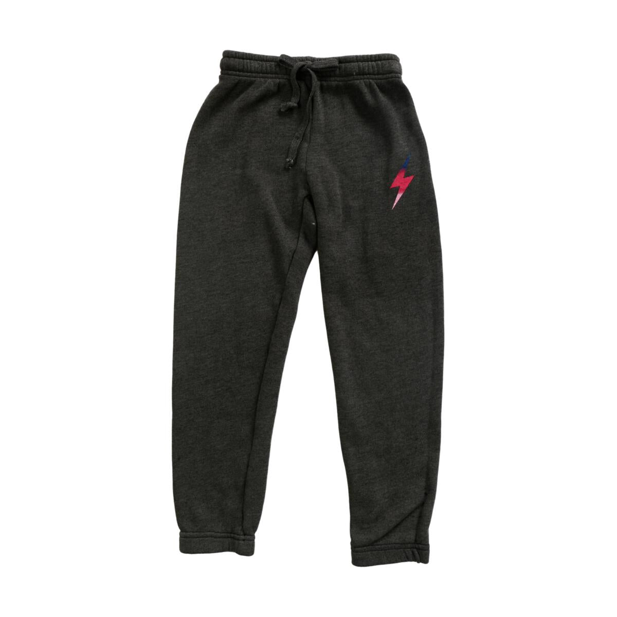 athletic waist cuff bolt pant | black