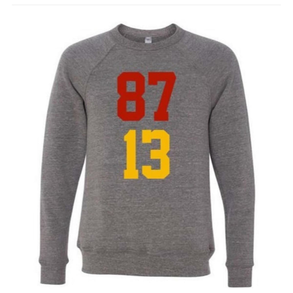 taylor's BF crewneck adult sweater | charcoal