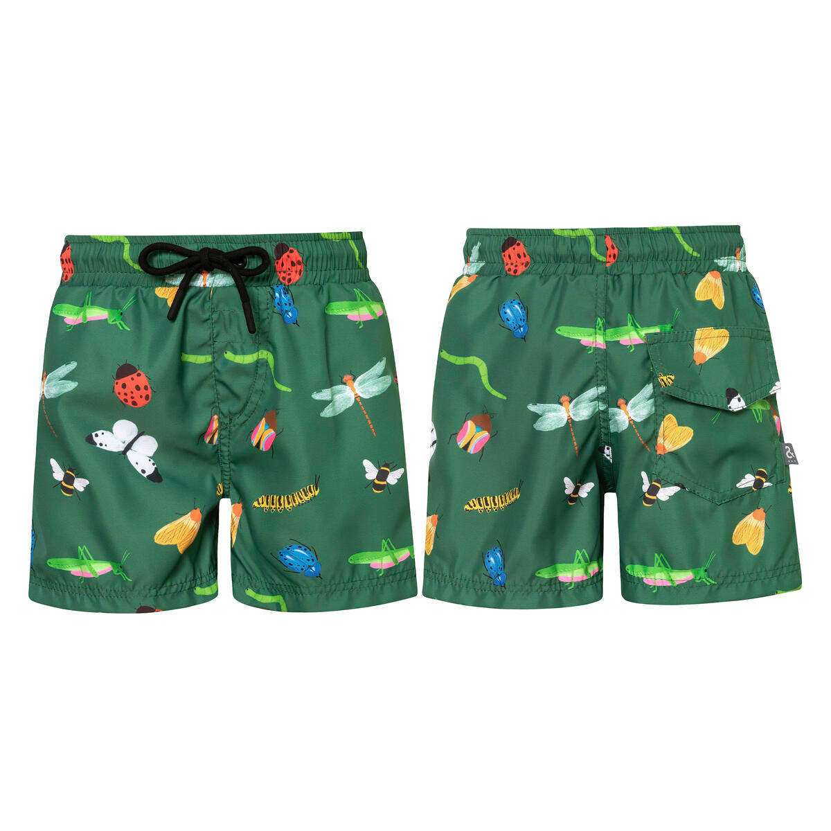 swim shorts | insectos verde
