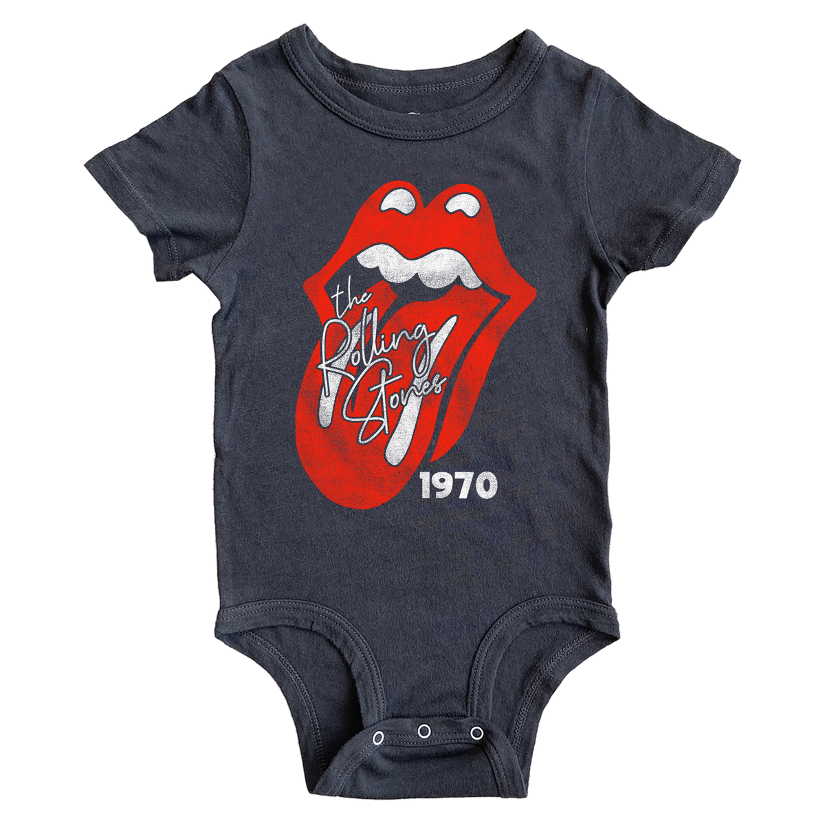rolling stones 1970 ss onesie onesie