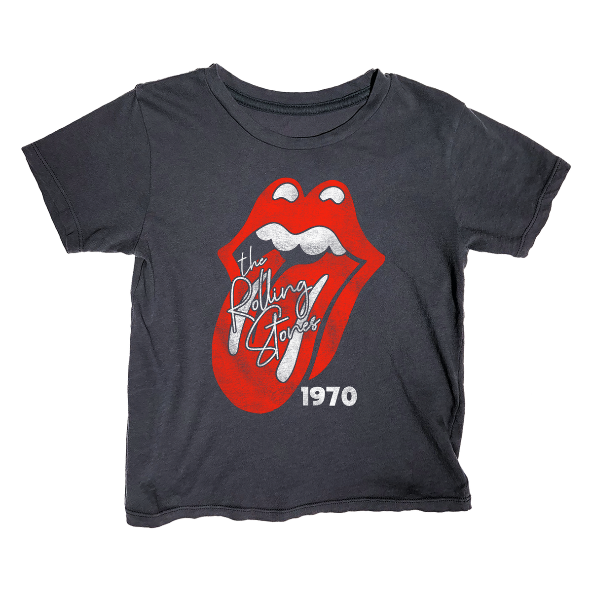 rolling stones 1970 short sleeve tee | black