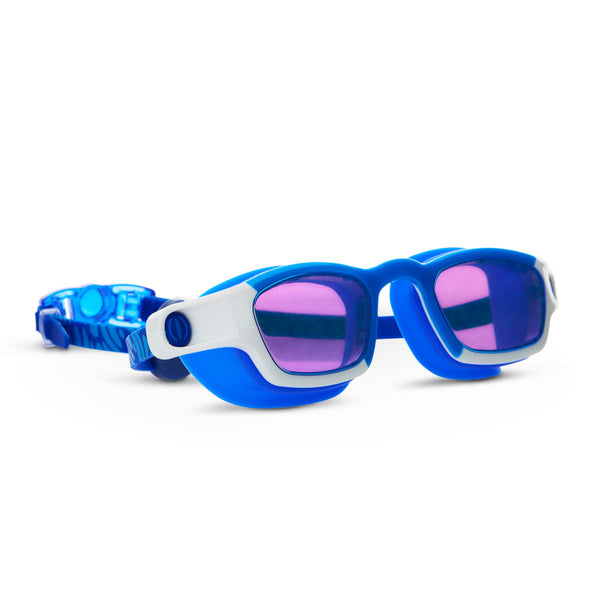 Oceanic Blue Short Fin Shark Boy Kids' Swim Goggles
