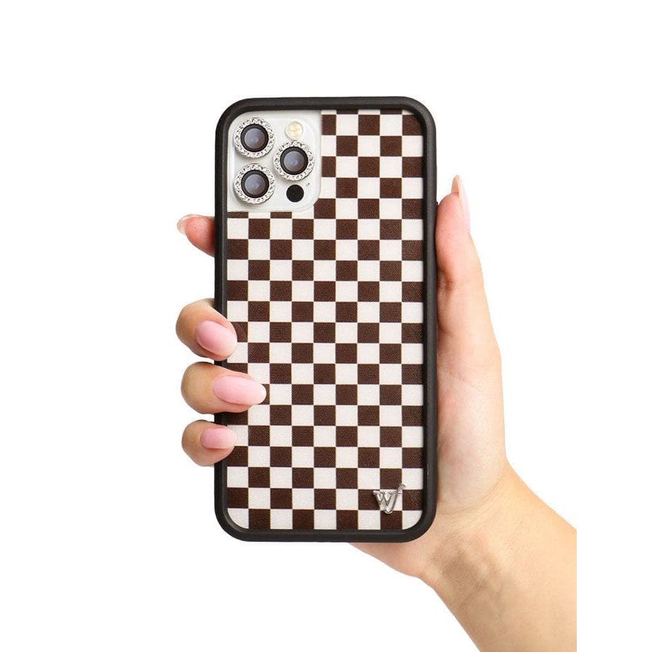 Checkers | Brown iPhone Case