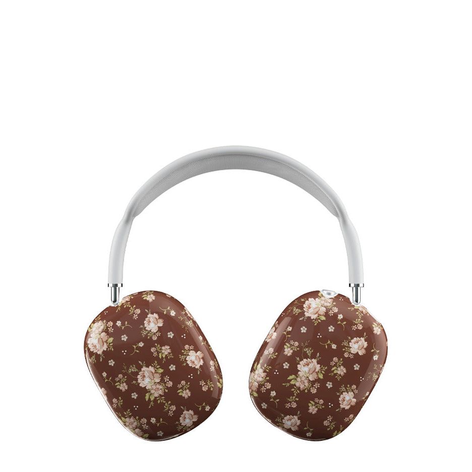 Brown Floral Airpod Max Case