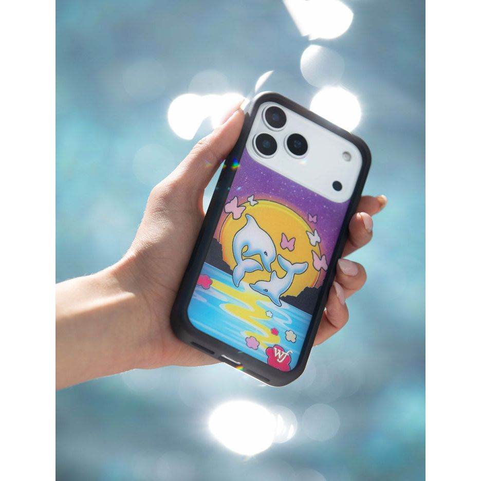 Dolphin Sunset iPhone Case