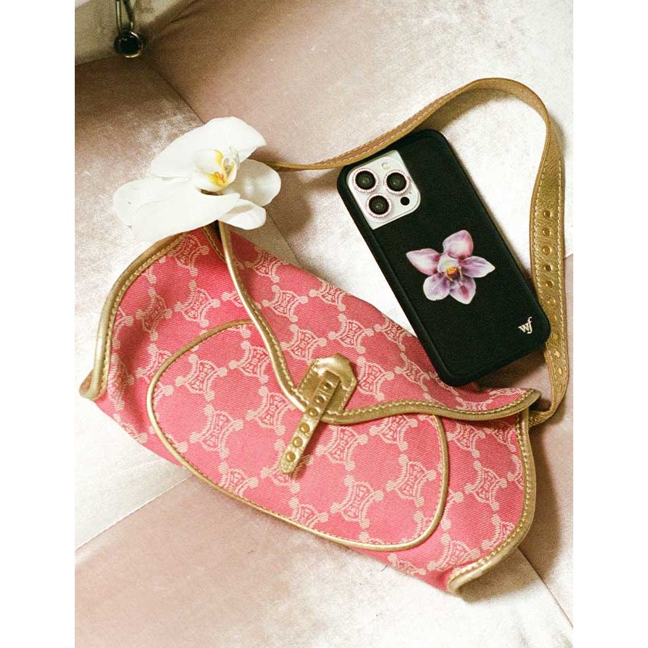 Orchid | Black iPhone Case