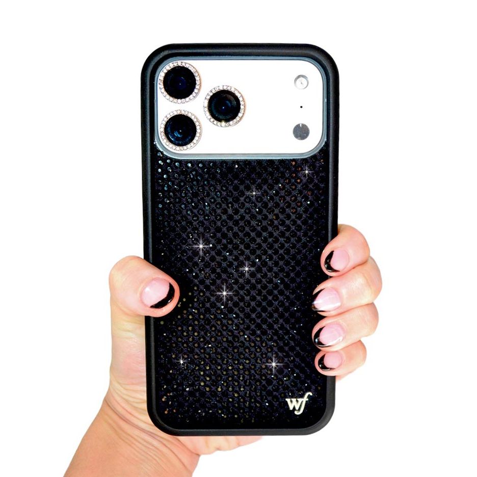 Rhinestone iPhone Case | Black