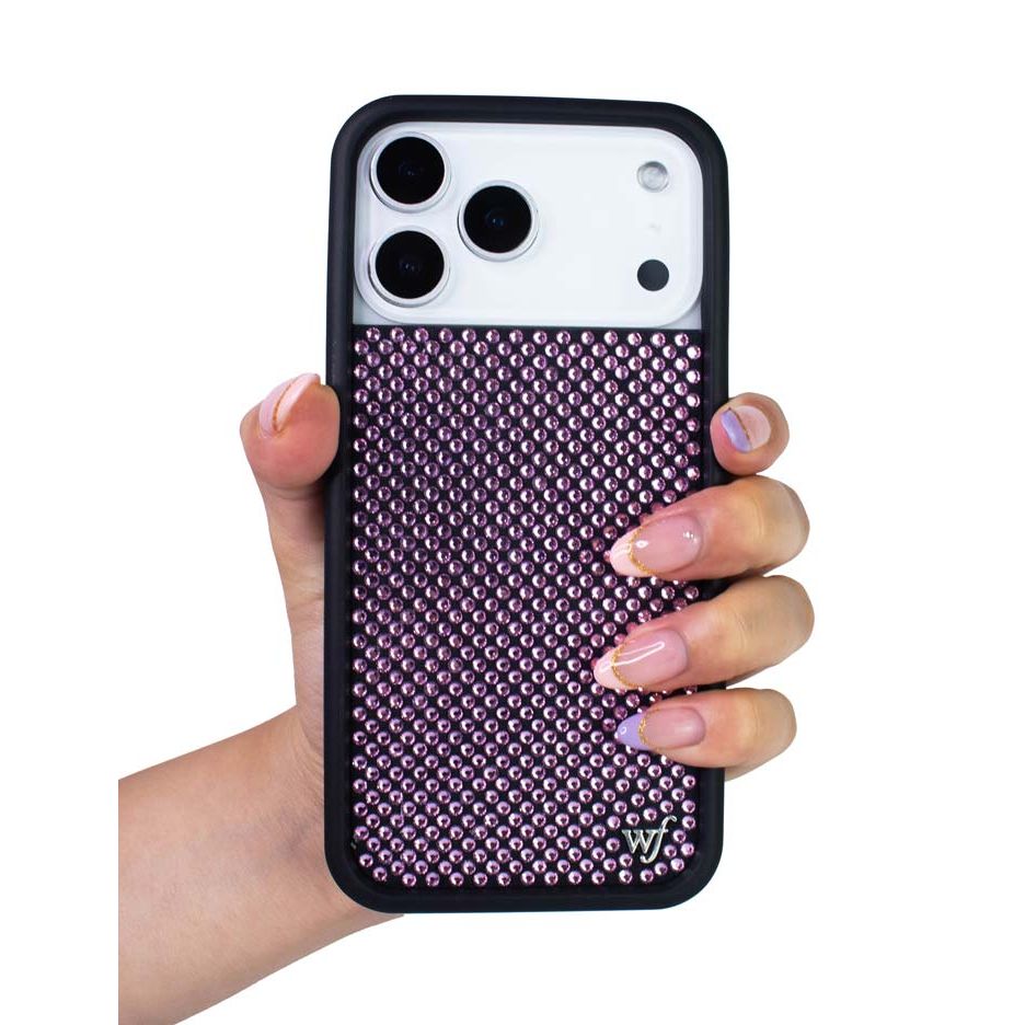 Rhinestone iPhone Case | Pink